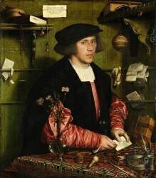 Portrait of the Merchant George Gisze (Hans Holbein the Younger) - Muzeo.com