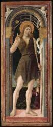 Saint Jean-Baptiste avec un donateur (Girolamo di Giovanni da...) - Muzeo.com