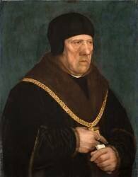 Sir Henry Wyatt, conseiller du roi d'Angleterre (mort en 1537) (Hans Holbein the Younger) - Muzeo.com