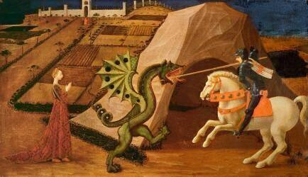 St. George and the Dragon (Paolo Uccello) - Muzeo.com