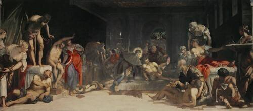St. Roch curing the Plague (Tintoretto) - Muzeo.com