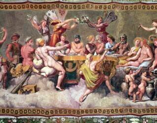 The Banquet of the Gods (Raffaello) - Muzeo.com