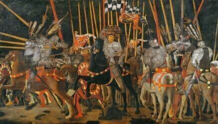 The Battle of San Romano (Paolo Uccello) - Muzeo.com