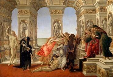 The calumny of Apelles (Sandro Botticelli) - Muzeo.com