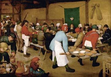 The peasant wedding (Pieter Brueghel the Elder) - Muzeo.com