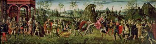 The Rape of the Sabines (Baldassarre Peruzzi) - Muzeo.com