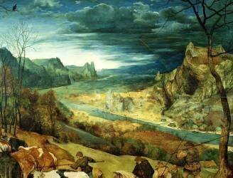 The Return of the Herd (Pieter Brueghel the Elder) - Muzeo.com