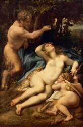 Vénus, Satyre et Cupidon (Antonio da Correggio) - Muzeo.com