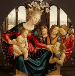 Vierge à l'Enfant (Domenico Ghirlandaio) - Muzeo.com