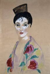Woman at the Peineta (Francis Picabia) - Muzeo.com