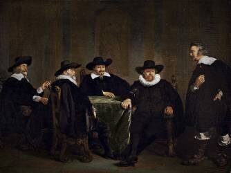 Les quatre bourgmestres d'Amsterdam (Thomas de Keyser) - Muzeo.com