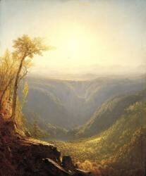 A Gorge in the Mountains (Sanford Robinson Gifford) - Muzeo.com