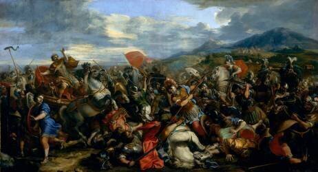 Alexandre le Grand, vainqueur de Darius à la bataille d'Arbelles (331 av. J.-C.) (Jacques Courtois) - Muzeo.com