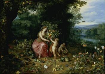 Allégorie de l'abondance (Jan Brueghel le Jeune) - Muzeo.com