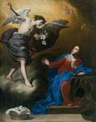 Annonciation (Massimo Stanzione) - Muzeo.com