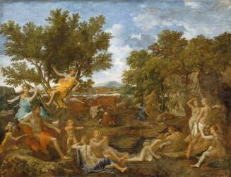 Apollon amoureux de Daphné (Nicolas Poussin) - Muzeo.com