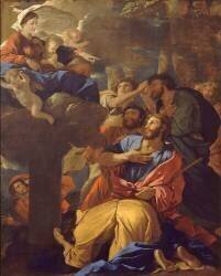 Apparition de la Vierge à saint Jacques le Majeur (Nicolas Poussin) - Muzeo.com