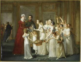 Arrivée de l'impératrice Marie-Louise à Compiègne le 28 mars 1810 (Pauline Auzou) - Muzeo.com