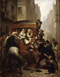 Assassinat d'Henri IV et arrestation de Ravaillac le 14 mai 1610 (Charles-Gustave Housez) - Muzeo.com