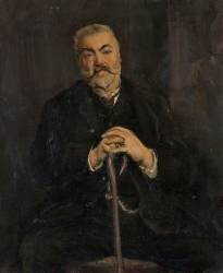 Auguste Guerbois (1824-1891) propriétaire du café Guerbois (Henri Michel-Lévy) - Muzeo.com