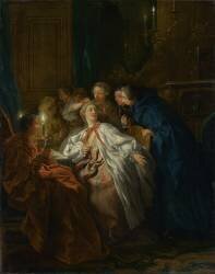 Avant le bal (Jean-François de Troy) - Muzeo.com
