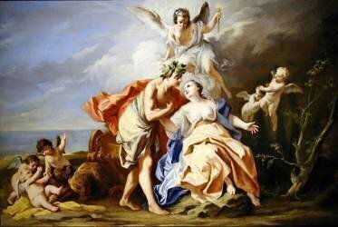 Bacchus et Ariane (Jacopo Amigoni) - Muzeo.com