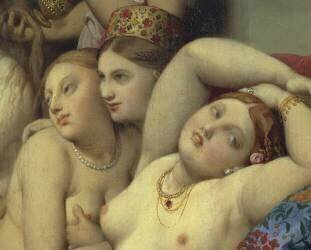Bain turc (Jean-Auguste-Dominique Ingres) - Muzeo.com