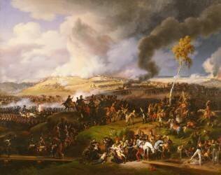 Bataille de la Moskowa, le 7 septembre 1812 (seconde attaque de la grande Redoute) (Louis François Lejeune) - Muzeo.com