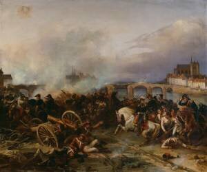 Bataille de Montereau, le 18 février 1814 (opération dirigée par le Général Gérard) (Jean-Charles Langlois) - Muzeo.com