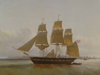 Bateau à trois mâts (Jean Dominique Drouin) - Muzeo.com
