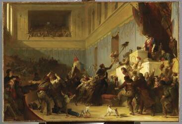 Boissy d'Anglas saluant la tête du député Ferraud (Alexandre-Evariste Fragonard) - Muzeo.com