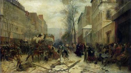 Bombardement de Paris en 1871 (Henri Félix Emmanuel...) - Muzeo.com
