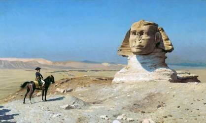 Bonaparte devant le Sphinx (Jean-Léon Gérôme) - Muzeo.com