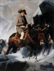 Bonaparte franchissant les Alpes (Paul Delaroche) - Muzeo.com