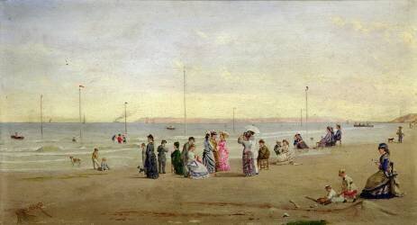 Bord de mer à Trouville (Henri Renard) - Muzeo.com