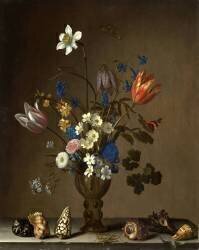 Bouquet de fleurs et coquillages (Balthasar van der Ast) - Muzeo.com