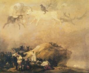 Caprices : Animaux dans le ciel (Francisco de Goya) - Muzeo.com