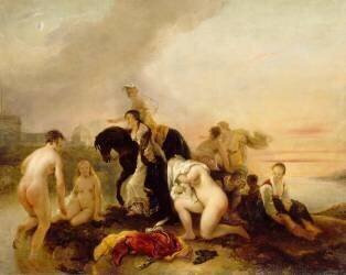 Clélie passant le Tibre (Jan van Noordt) - Muzeo.com