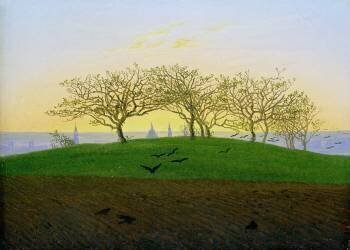 Collines et champs labourés près de Dresde (Caspar David Friedrich) - Muzeo.com