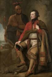 Colonel Guy Johnson et Karonghyontye (Benjamin West) - Muzeo.com
