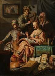 Compagnie musicale (Rembrandt) - Muzeo.com