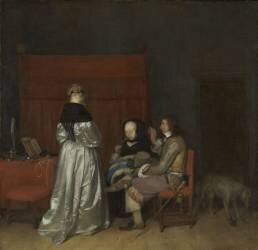 Conversation Galante (Gérard ter Borch) - Muzeo.com