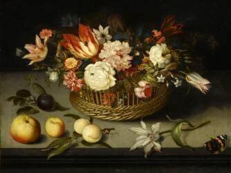 Corbeille de fleurs (Balthasar van der Ast) - Muzeo.com