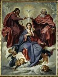 Couronnement de la Vierge (Diego Vélasquez) - Muzeo.com