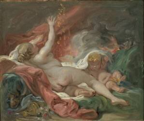 Danaë et la pluie d'or (François Boucher) - Muzeo.com
