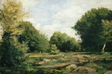 Défrichement dans les bois (Auguste Renoir) - Muzeo.com