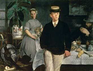 Déjeuner dans le studio (Edouard Manet) - Muzeo.com
