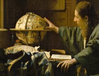 Détail de L'astronome dit aussi l'Astrologue (Johannes Vermeer) - Muzeo.com