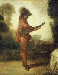 Détail de L'Enchanteur (Antoine Watteau) - Muzeo.com