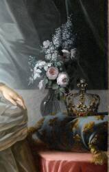 Détail de Marie-Antoinette de Lorraine-Habsbourg, archiduchesse d’Autriche, reine de France (1755-1795) (détail) (Elisabeth Vigée Le Brun) - Muzeo.com